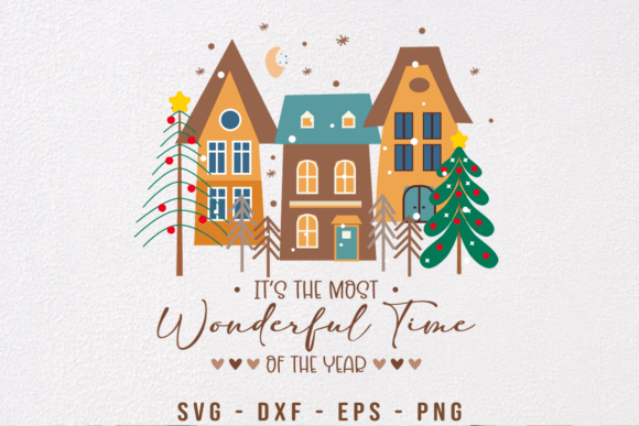 Boho Christmas Wonderful Time SVG PNG for Creative Crafts