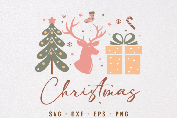 Boho Minimal Christmas SVG PNG: A Versatile Graphics Asset for Crafts