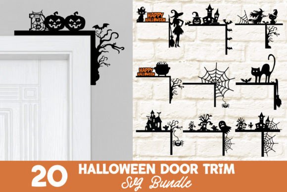 Halloween Door Trim SVG Bundle: A Spooky Graphics Craft