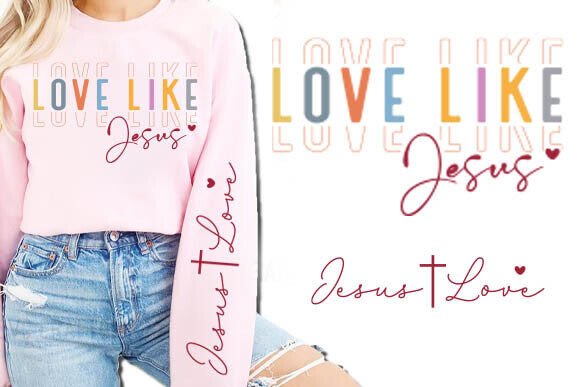 Love Like Jesus SVG for Graphics and Crafts