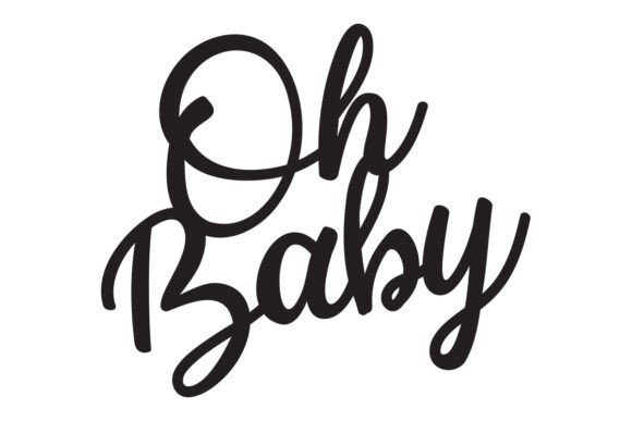 Oh Baby SVG Graphic: A Must-Have for Crafts and Graphics