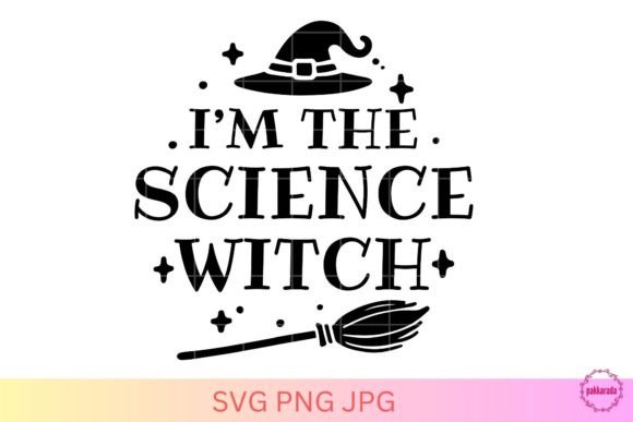 Science Halloween Witch SVG: A Unique Graphics and Crafts Asset